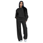 Women's Sporty Sweatshirt and Pants Set