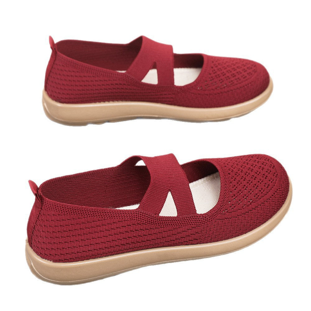 Women's Comfortable Casual Sneakers with Flexible Upper