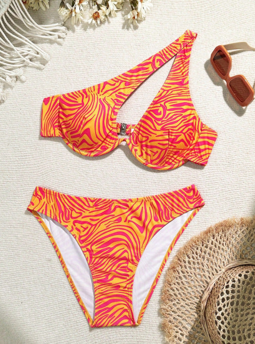 Women's Asymmetrical Bikini Set
