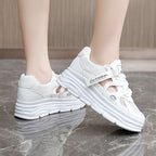 Women's Breathable Platform Sneakers with Ergonomic Design