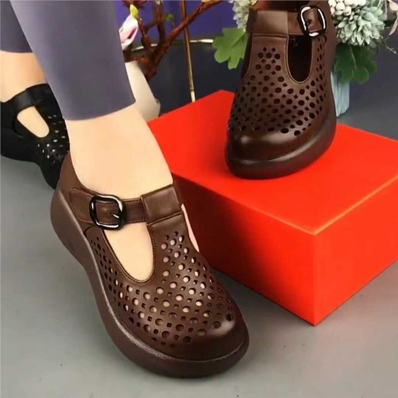 Women's Breathable Clogs with Adjustable Strap and Non-Slip Sole