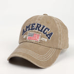 Men's Vintage-Inspired Embroidered Baseball Cap