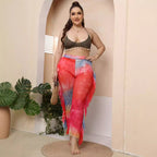 Women's Elegant and Airy Beach Pants with Ruffle Details