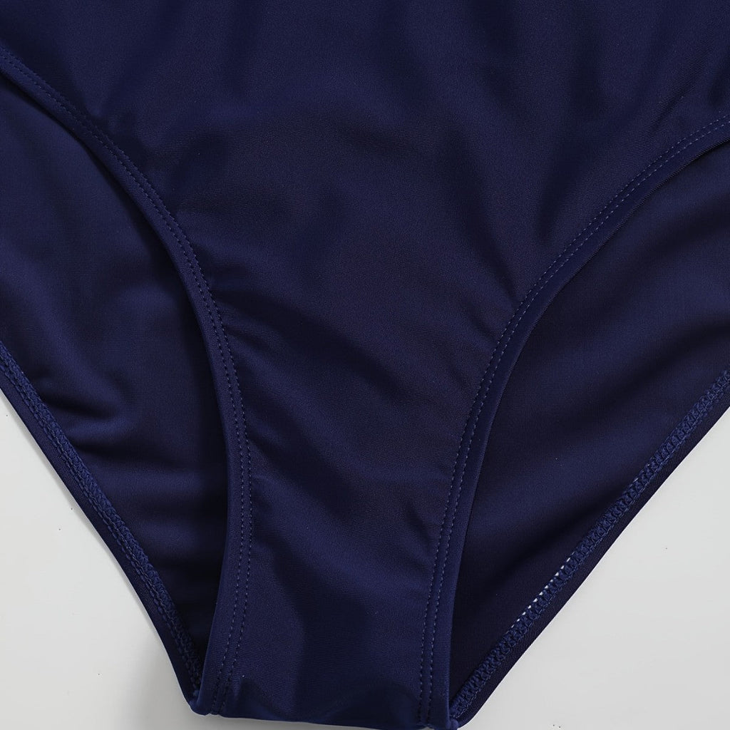 Women's Swimsuit with Fashionable Star and Stripe Pattern