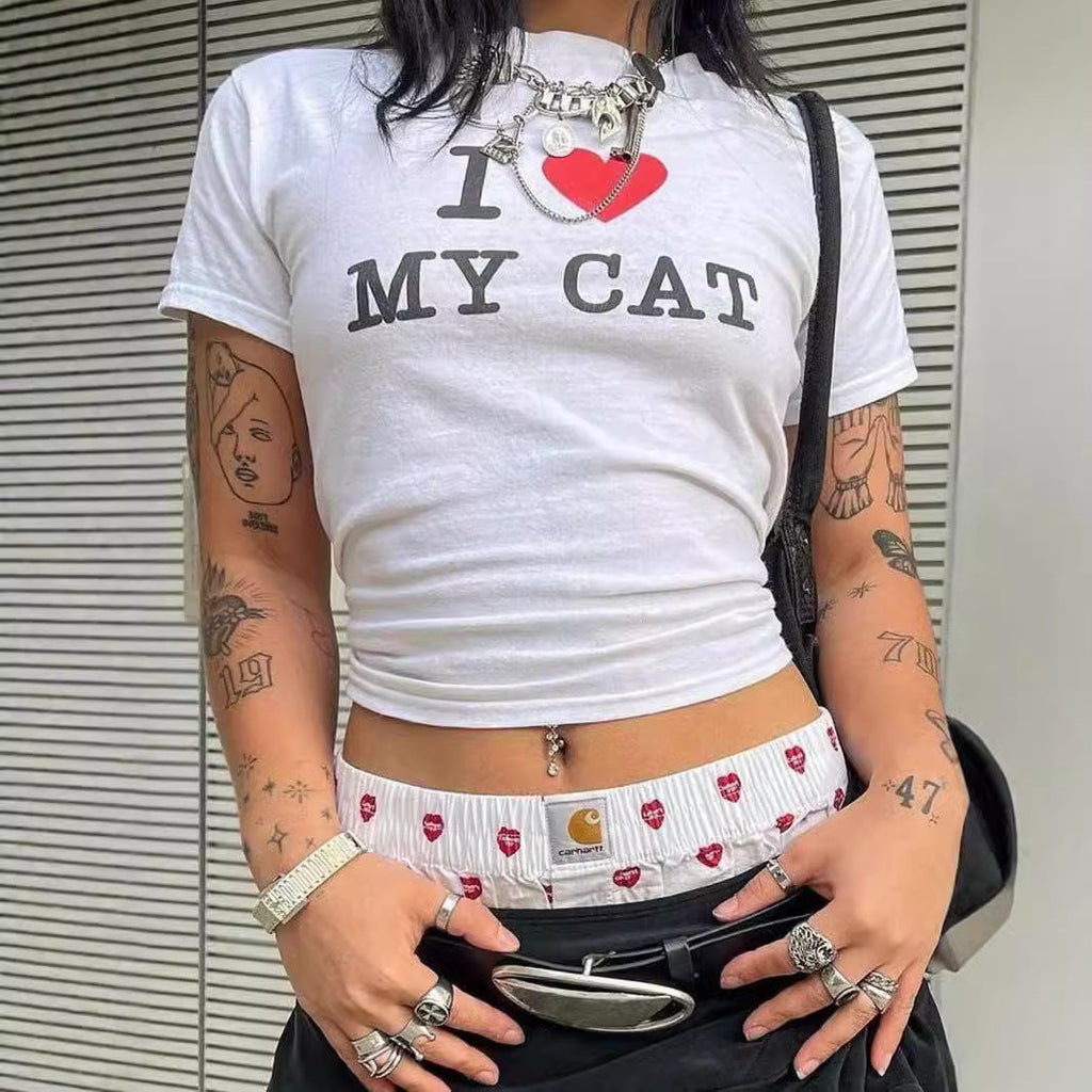 Women's Bear Graphic Crop T-Shirt