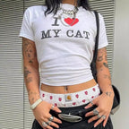 Women's Bear Graphic Crop T-Shirt