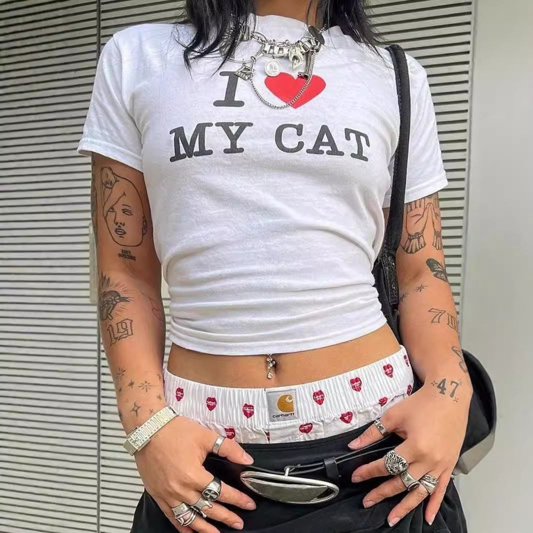 Women's Bear Graphic Crop T-Shirt