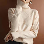 Women's Chunky Knit Turtleneck Sweater