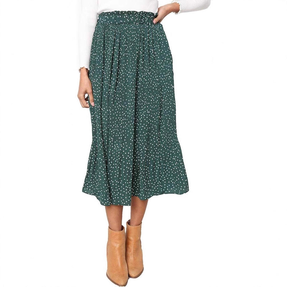 Women's Maxi Skirt with Fashionable Animal Print