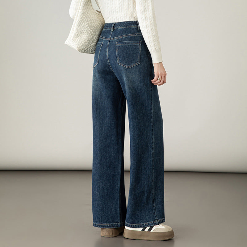 Women's High-Waisted Wide-Leg Trousers
