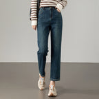 Women's High-Waisted Fabric Trousers