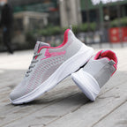 Women's Breathable Running Sneakers with Elastic Upper