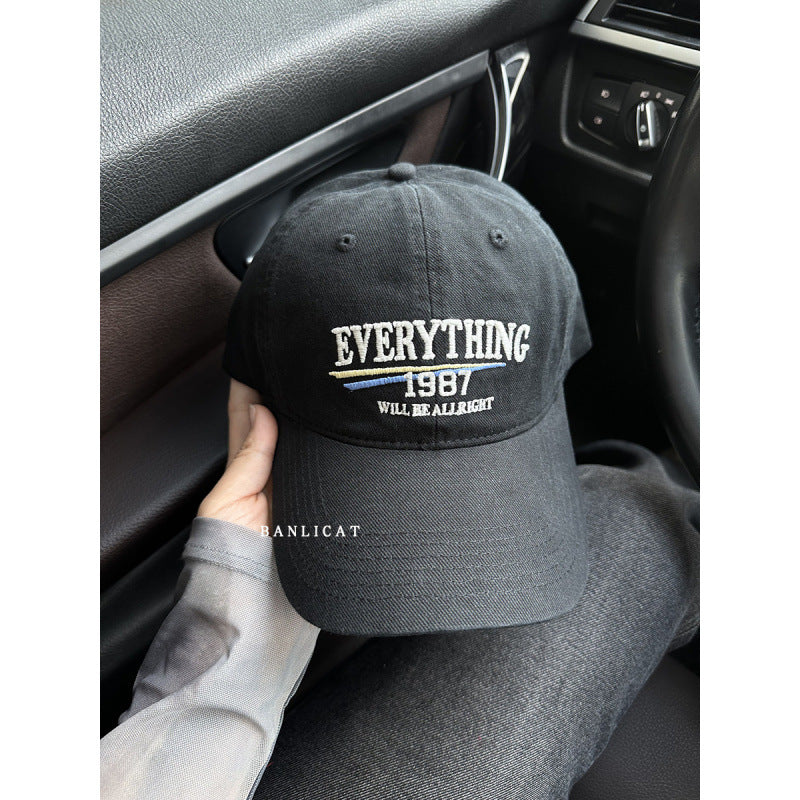 Men's Casual Embroidered Statement Baseball Cap