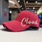 Men's Vintage-Inspired Distressed Baseball Cap