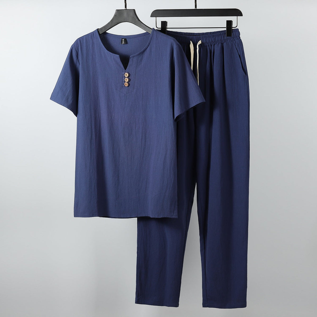 Women's Casual Lounge Set with Button Details