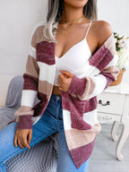 Women's Striped Spring Cardigan