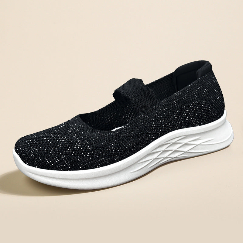 Women's Breathable Casual Slip-Ons with Non-Slip Sole