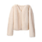 Elegant Faux Fur Jacket