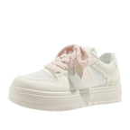 Women's Breathable Casual Sneakers with Soft Lining and Innovative Laces