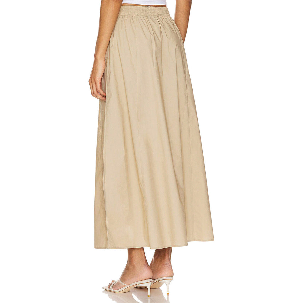 Women's Maxi Skirt with Elastic Waistband