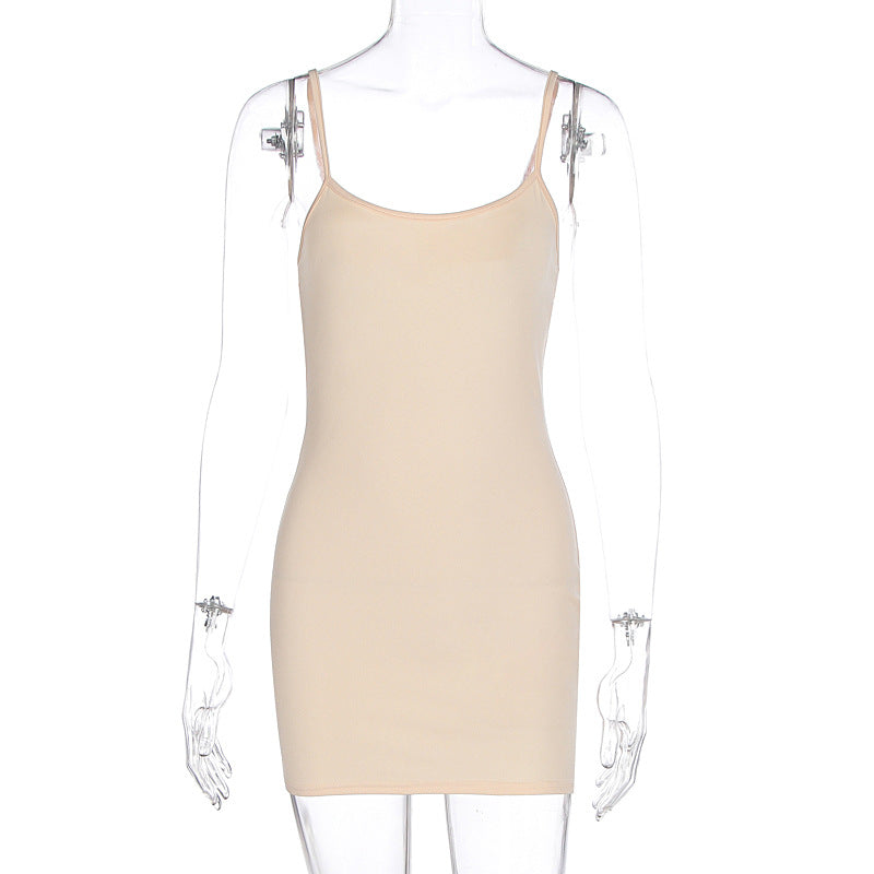 Women's Bodycon Dress with Adjustable Straps