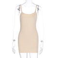 Women's Bodycon Dress with Adjustable Straps