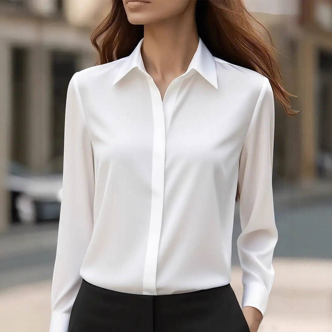 Classic Women's Long-Sleeve Blouse