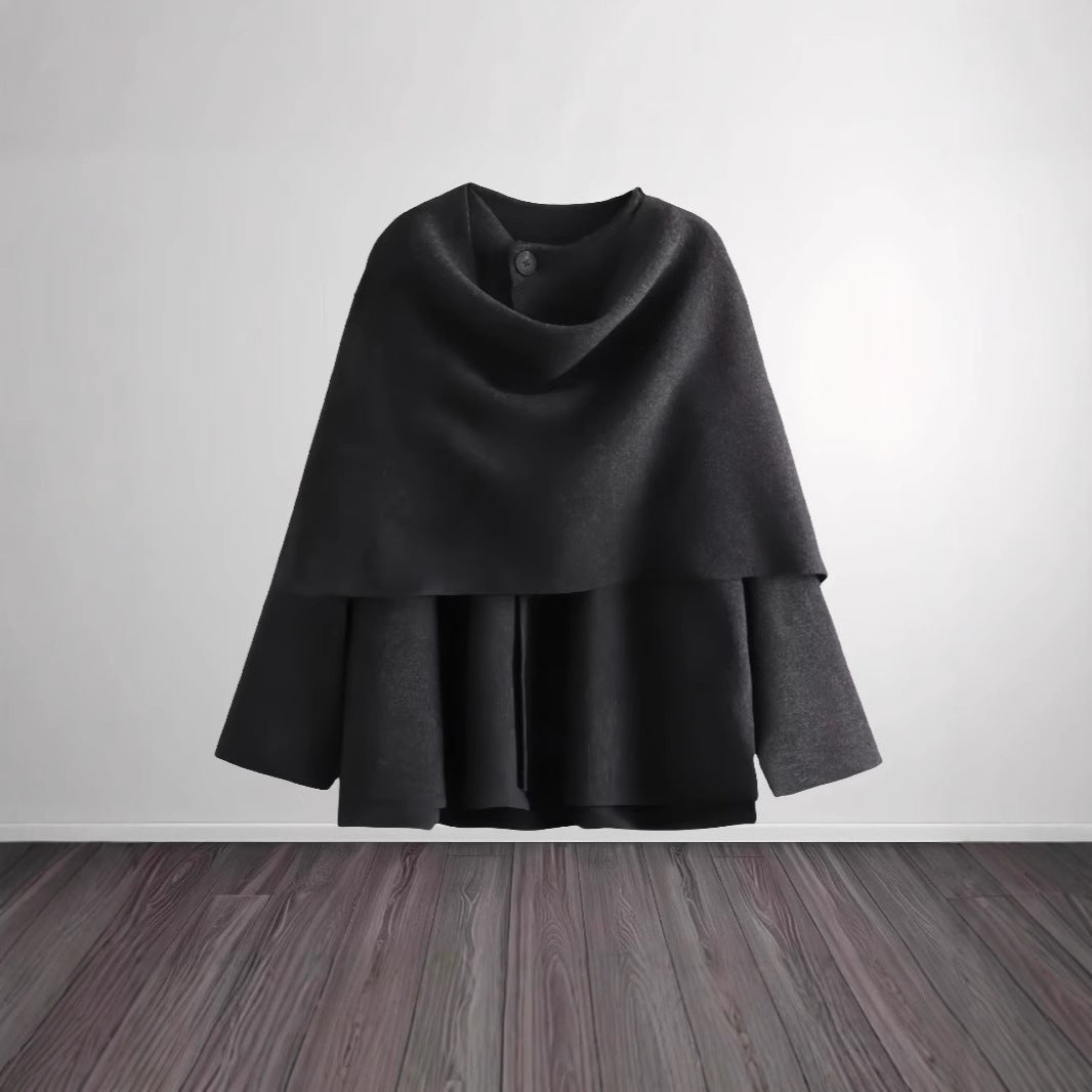 Elegant and Cozy Cape Jacket