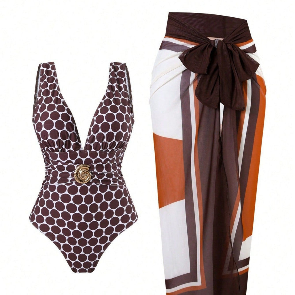 Women's Swimsuit with Exclusive Wrap Skirt