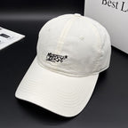 Men's Casual Stitch-Embellished Baseball Cap