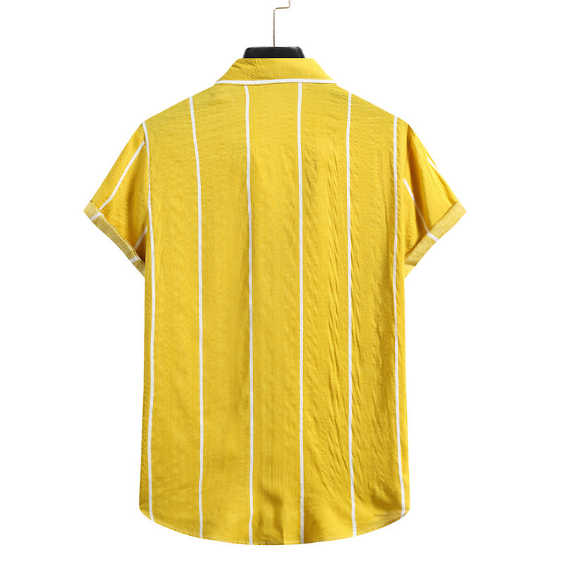 Women's Striped Short-Sleeve Shirt