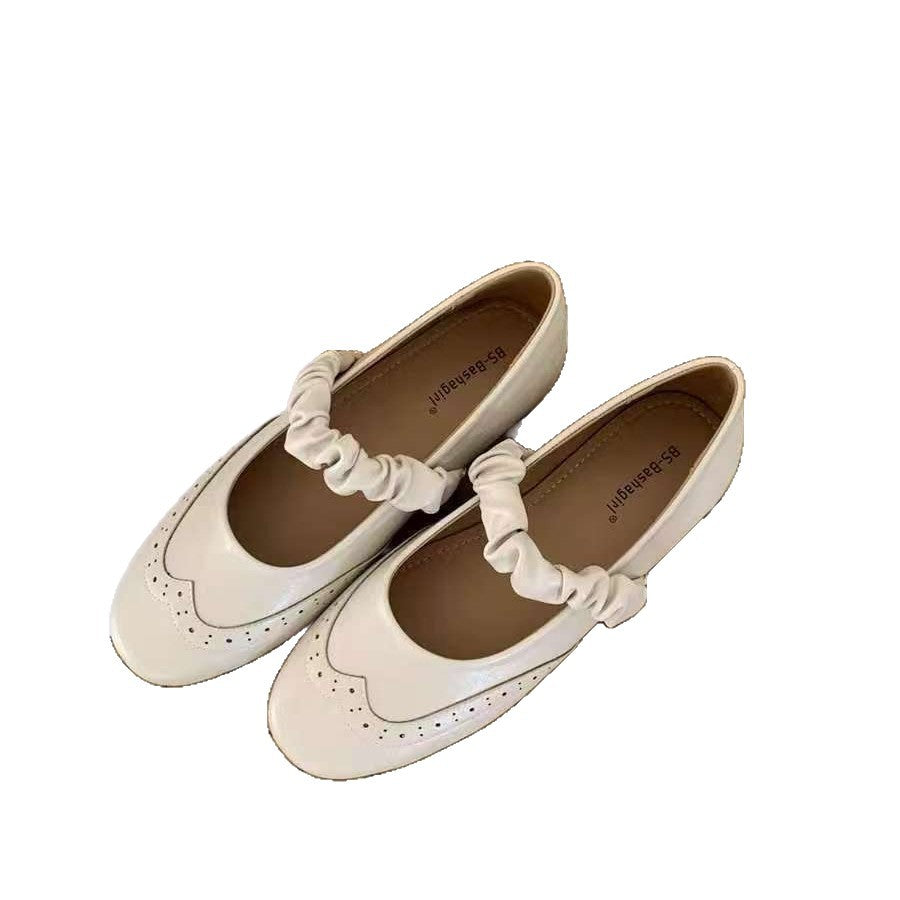 Women's Ballet Flats with Elastic Strap