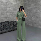 Women's Comfortable and Stylish Wide-Leg Jumpsuit
