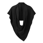 Women's Elegant Oversize Cape Jacket with Practical Pocket Design