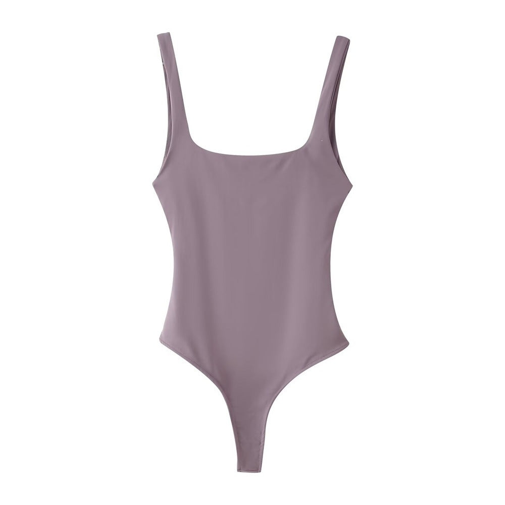 Women's Swimsuit with Fashionable Polka Dot Pattern