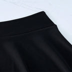 Pleated Skirt with Elastic Waistband
