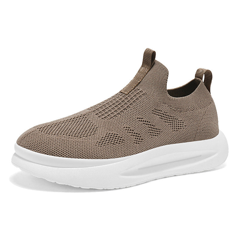 Women's Breathable Slip-On Sneakers with Elastic Upper