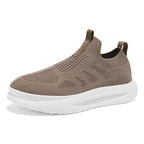 Women's Breathable Slip-On Sneakers with Elastic Upper