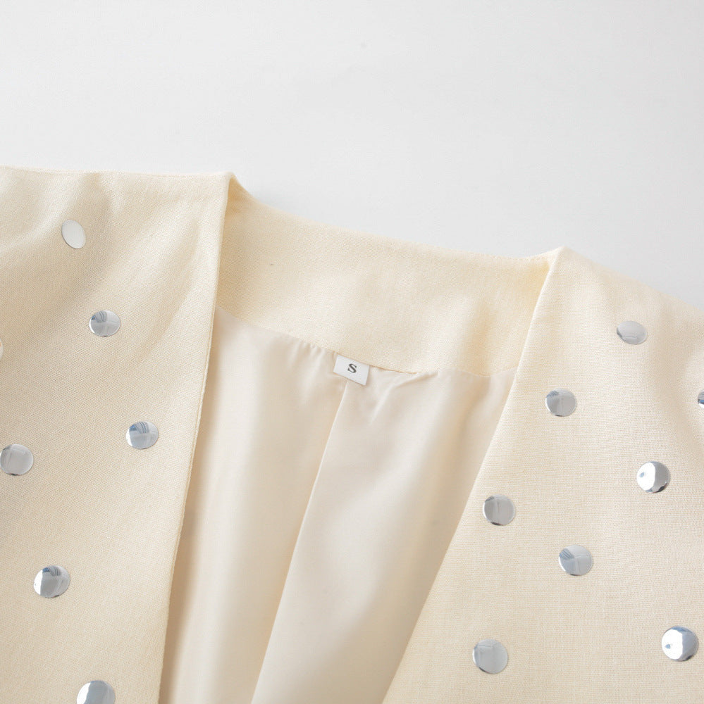 Elegant Sequin Blazer