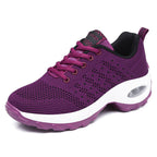 Women's Breathable Lightweight Sneakers with Shock-Absorbing Sole