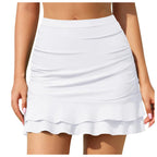 Women's Designer Swim Skirt with Ruffles
