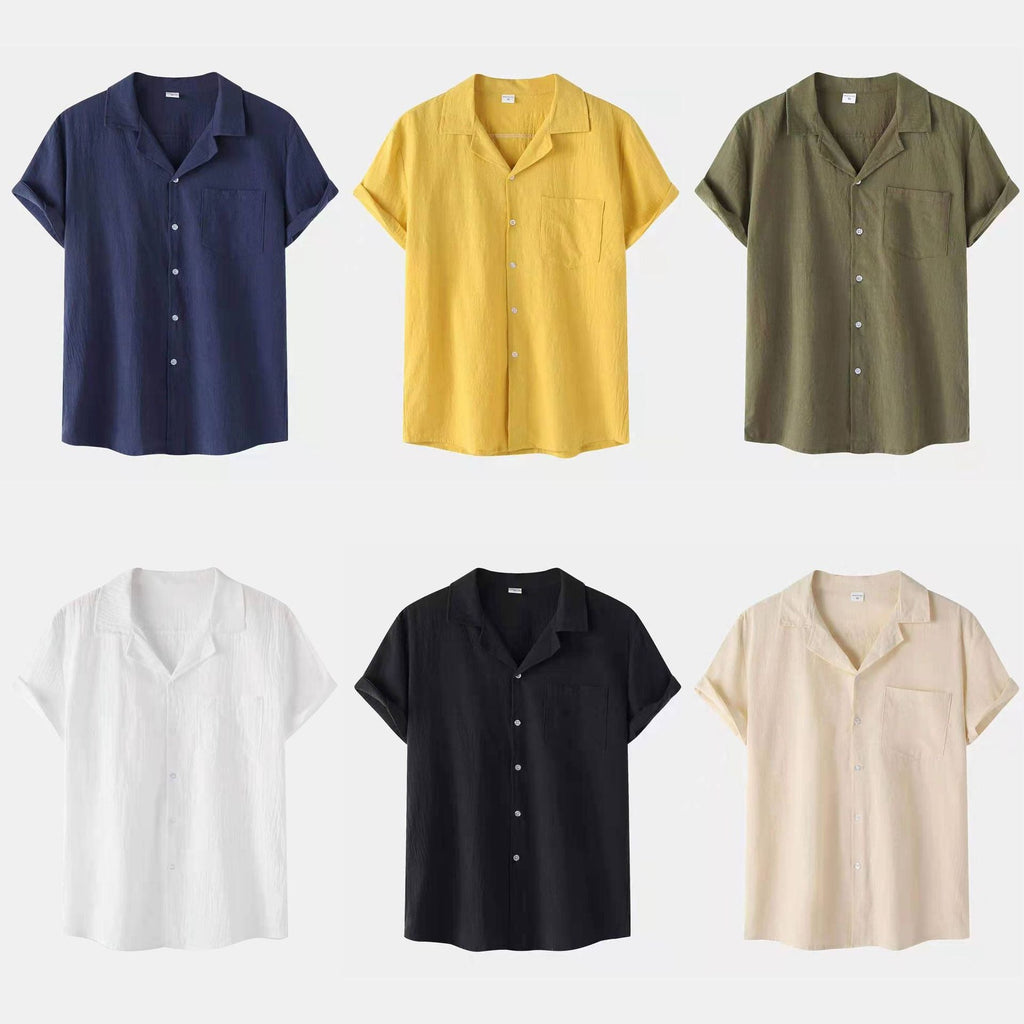 Women's Short-Sleeve Shirt with Practical Chest Pocket and Casual Cut