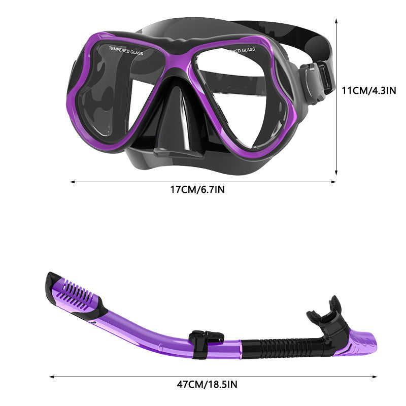 Premium Diving Mask with Soft Silicone Edge and Anti-Fog Technology