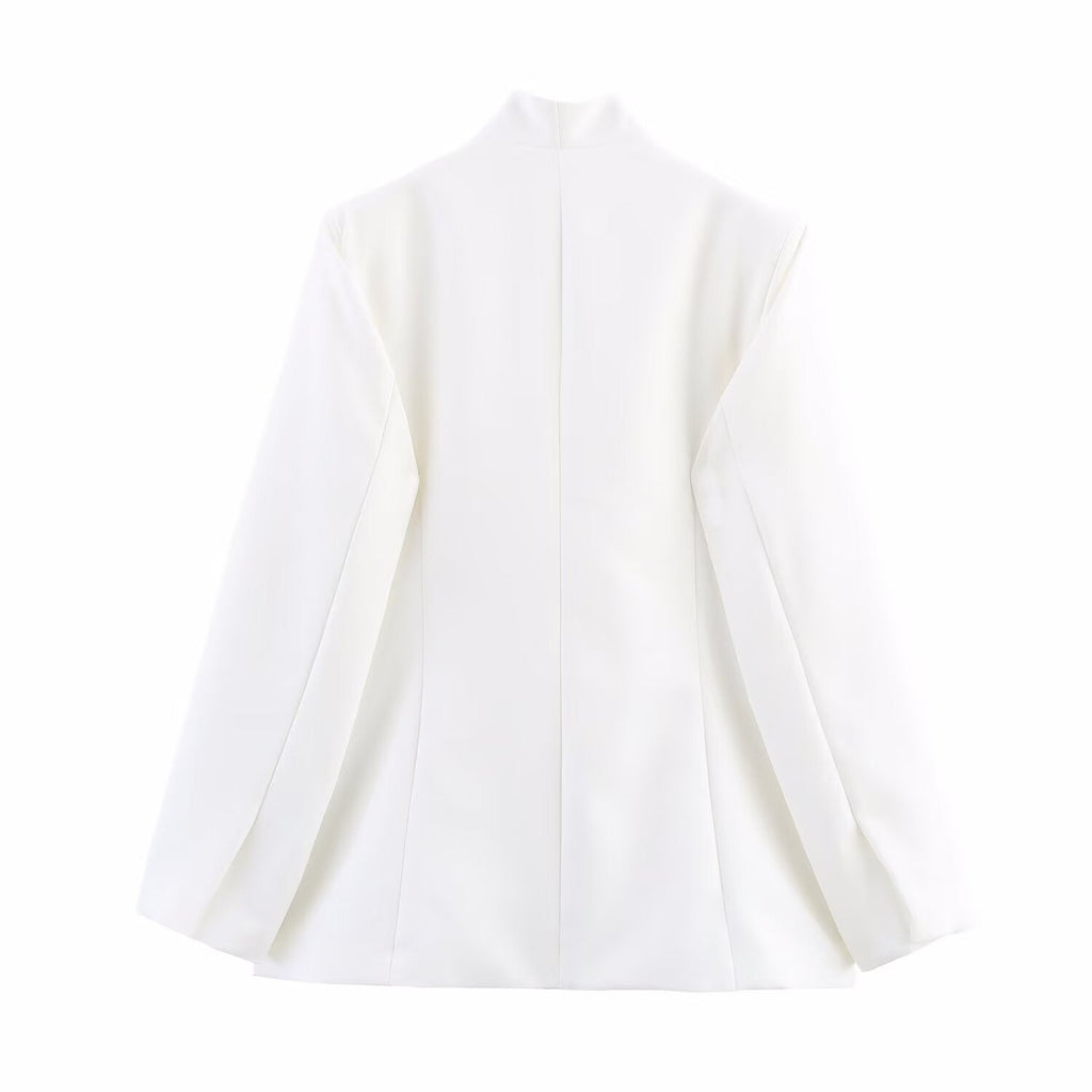 Elegant Asymmetrical Blazer Jacket