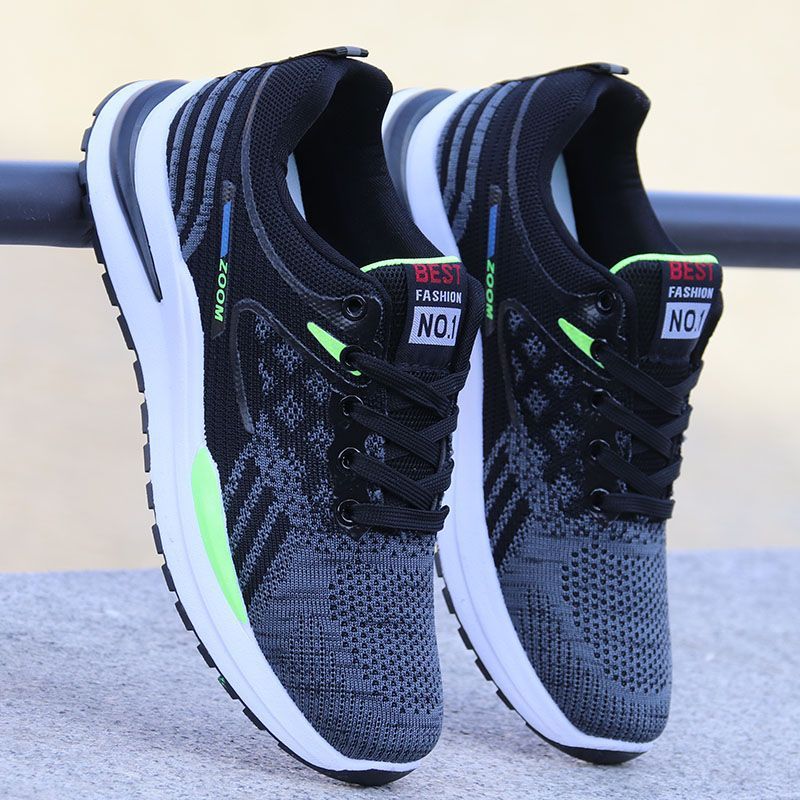 Women's Breathable Running Shoes with Elastic Sole Construction