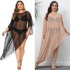 Women's Elegant Lightweight Mesh Beach Cover-Up