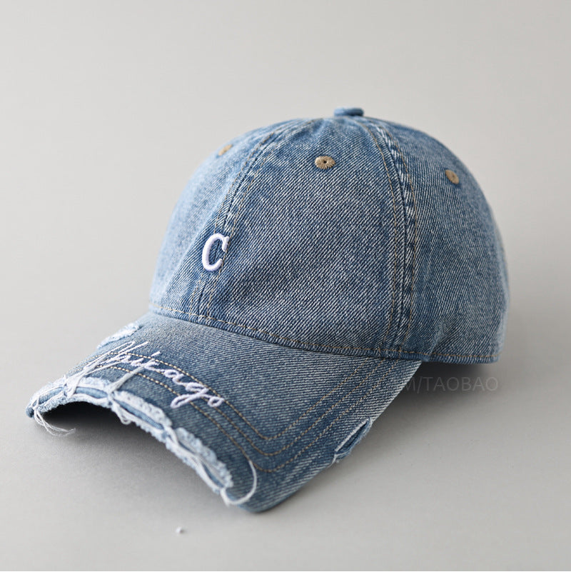 Men's Casual Distressed Baseball Cap