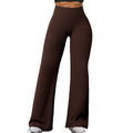 Women's High-Waisted Shaping Lounge Pants with Wide Flares