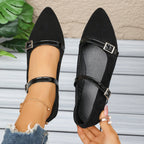 Women's ballet flats with detailed leopard print and elegant strap
