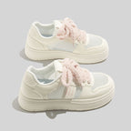 Women's Breathable Casual Sneakers with Soft Lining and Innovative Laces